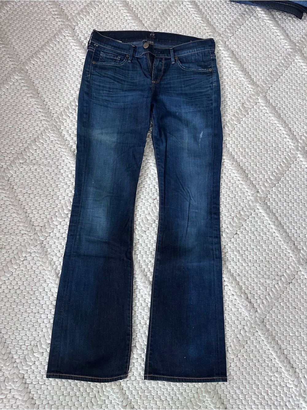 Citizens Of Humanity Dark Indigo Flare Jeans